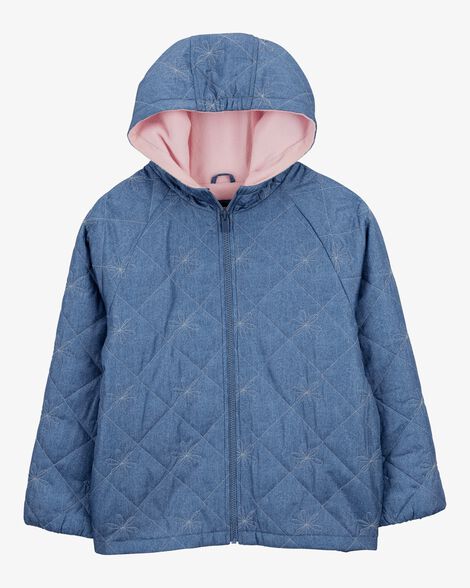 Product image 1 of Kid Quilted Chambray Mid-Weight Jacket