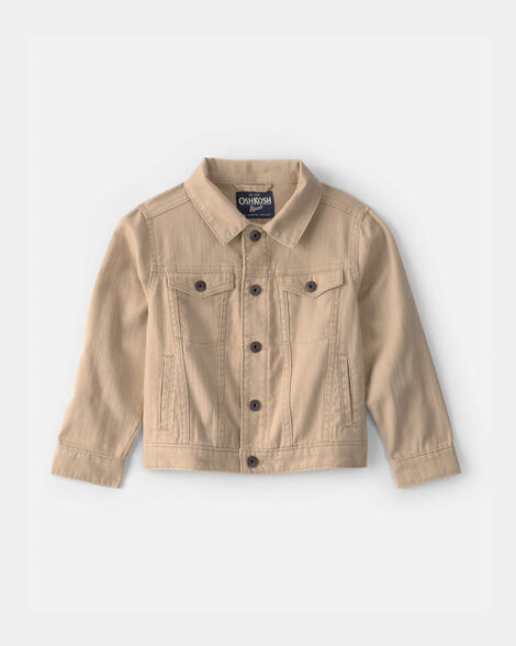 Toddler Twill Jacket - Tan