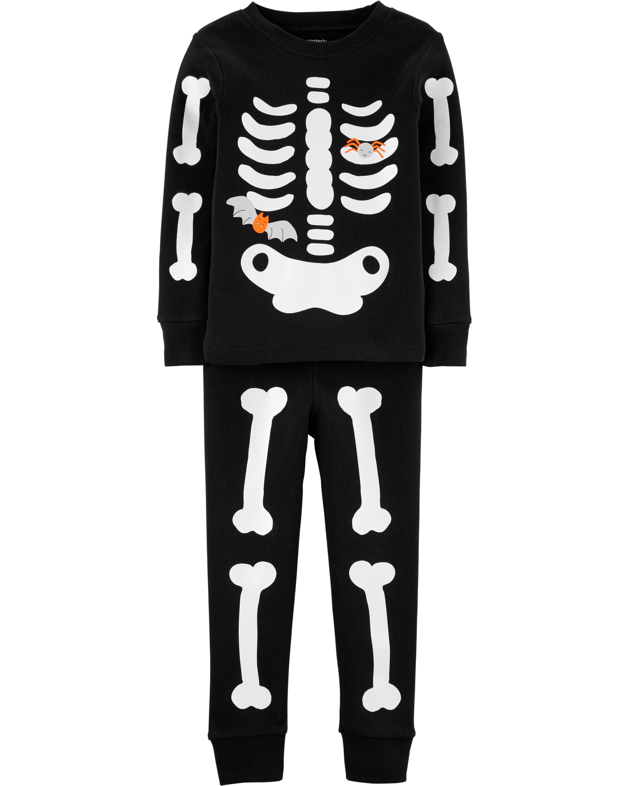 carters skeleton pajamas