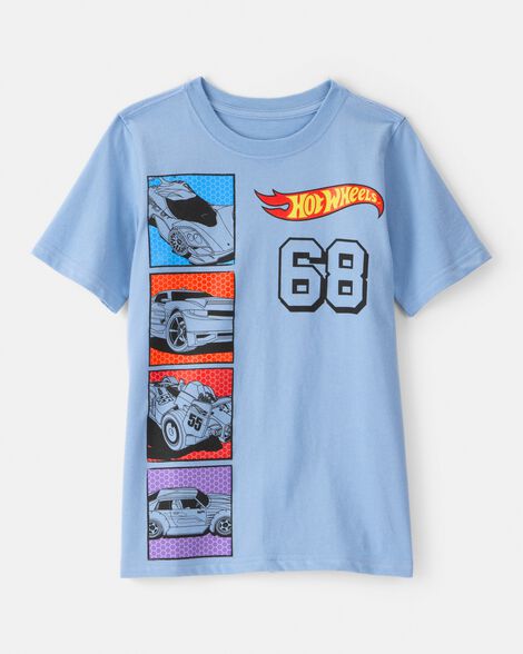 boys hot wheels™ short-sleeve graphic tee - blue