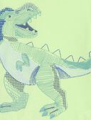 Green/Navy - Baby 2-Piece Dinosaur Tee & Short Set, Selected