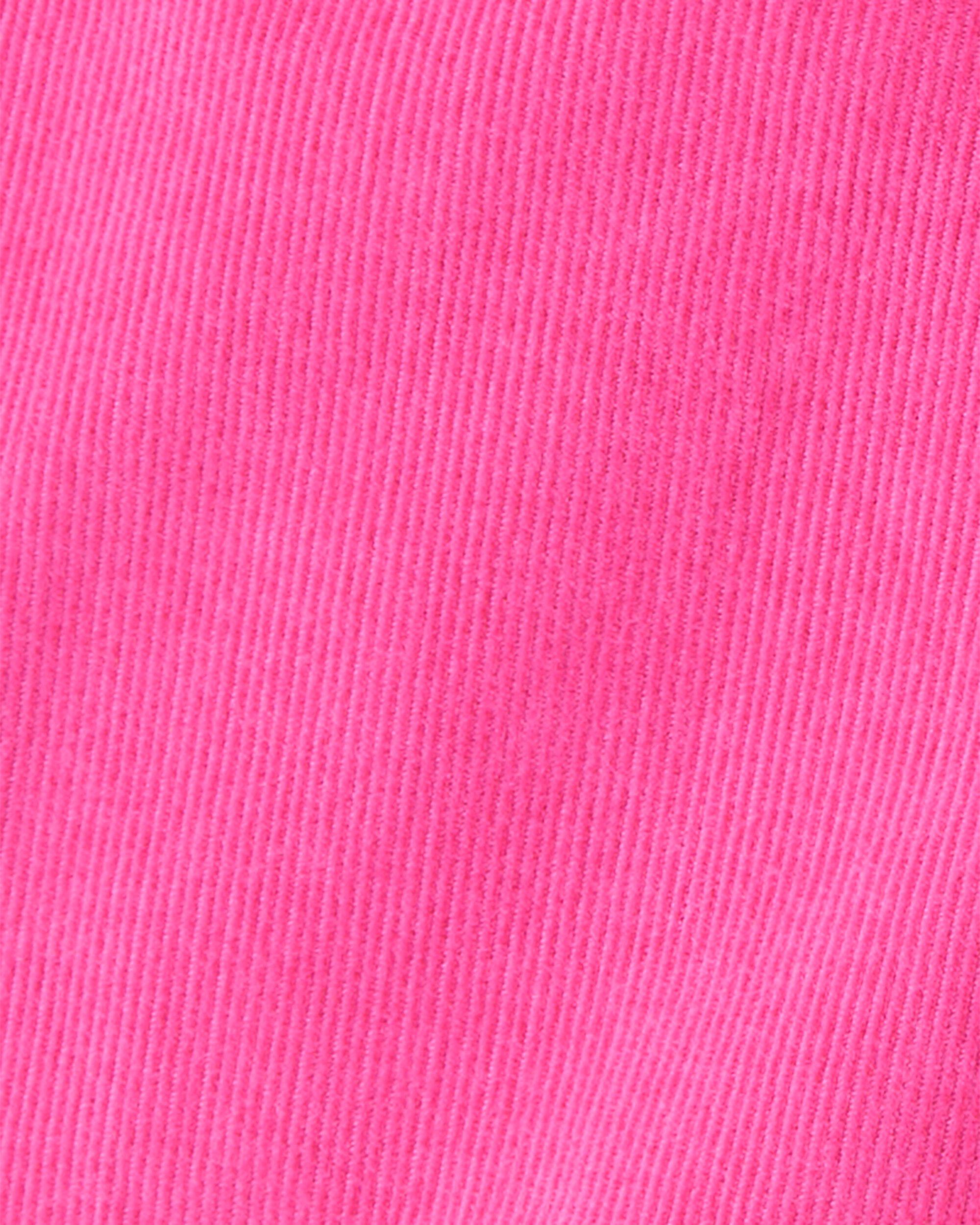 Toddler Girl Heart Pocket Barrel Pants - Pink