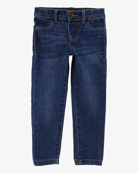 Toddler Dark Blue Wash Super Skinny-Leg Jeans