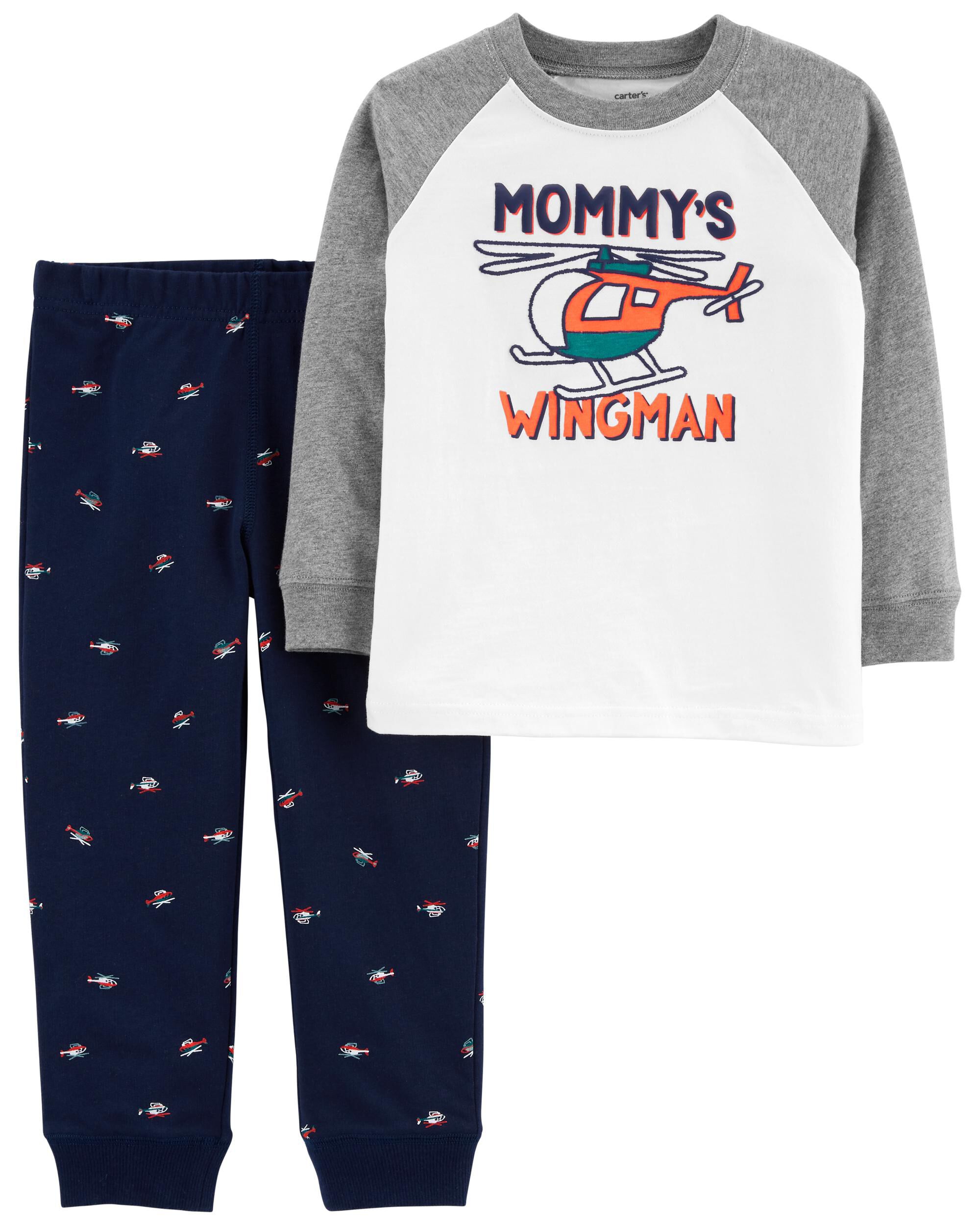 *CLEARANCE* 2-Piece Mommy's Wingman Tee & Jogger Set