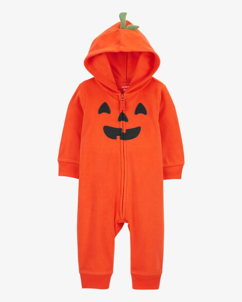 Product image 1 of Baby Halloween Pumpkin Costume Hooded Jumpsuit