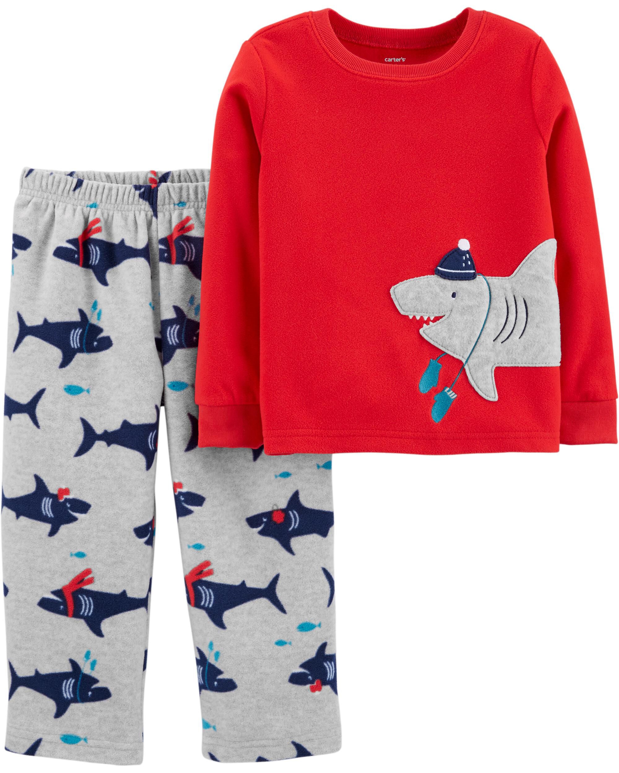 Carter's shark pajamas