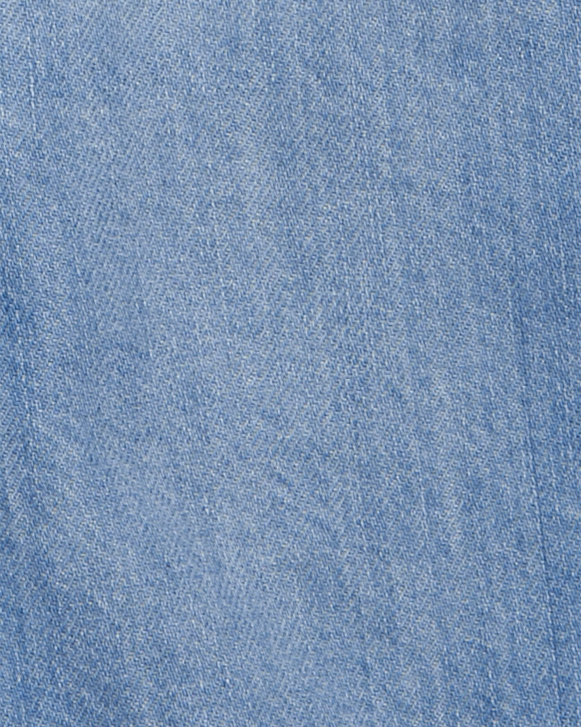 Toddler Denim Shortalls - Blue