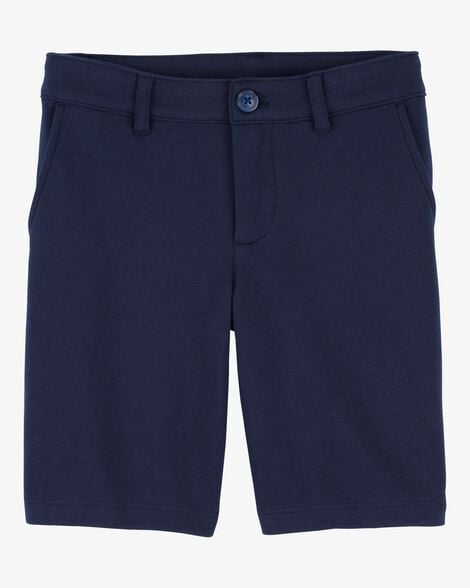 Product image 2 of Kid 3-Pack Ponte Knit Uniform Shorts