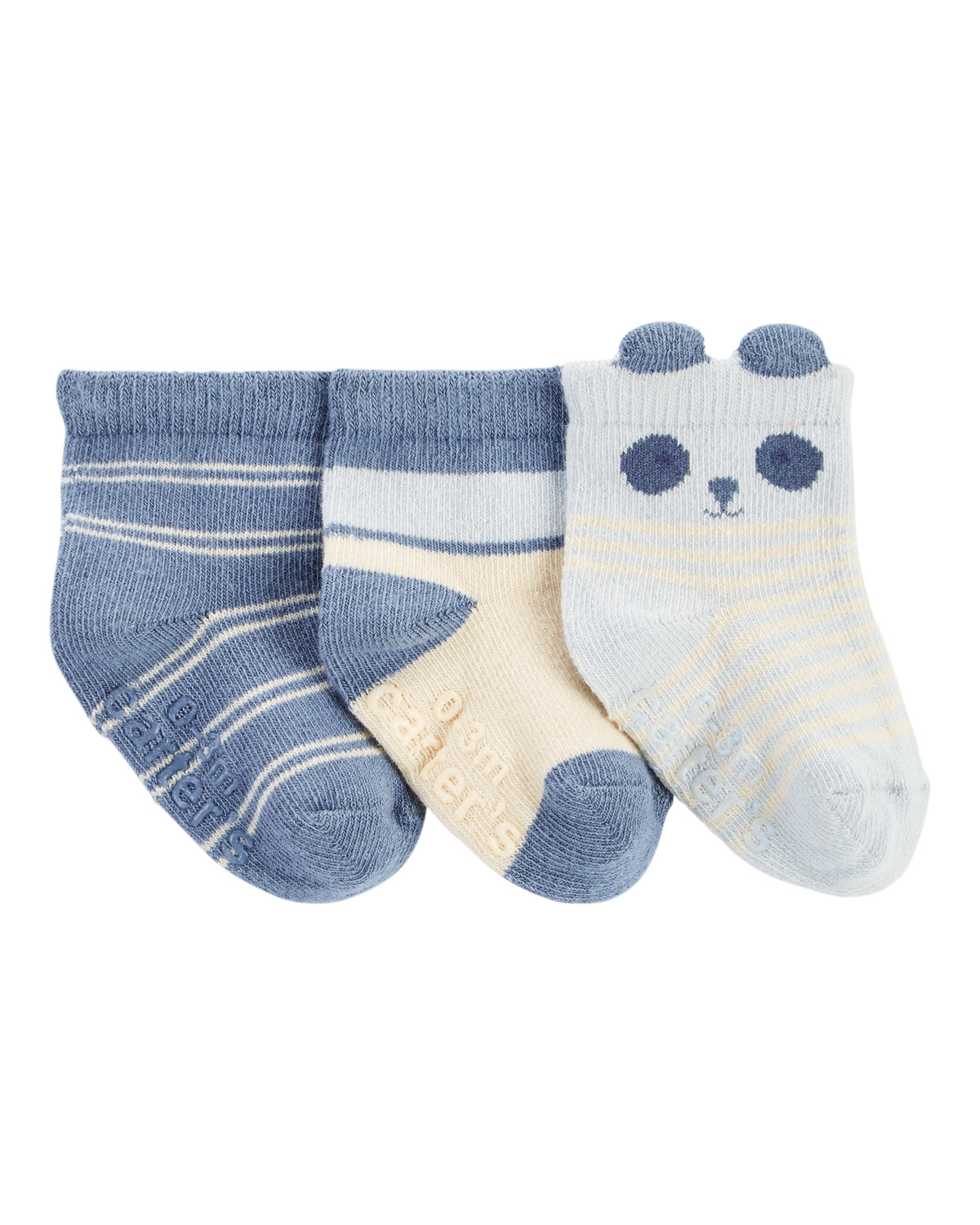Baby 3 Pack Panda Booties Carter s Carter s