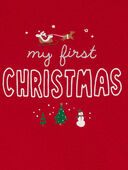 Red - Baby "My First Christmas" Bodysuit - Red, Selected