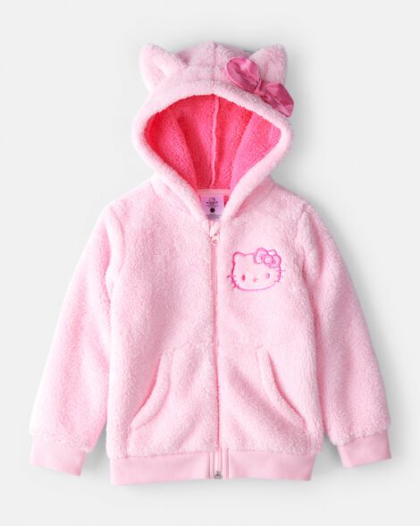 toddler girl hello kitty® hoodie - pink