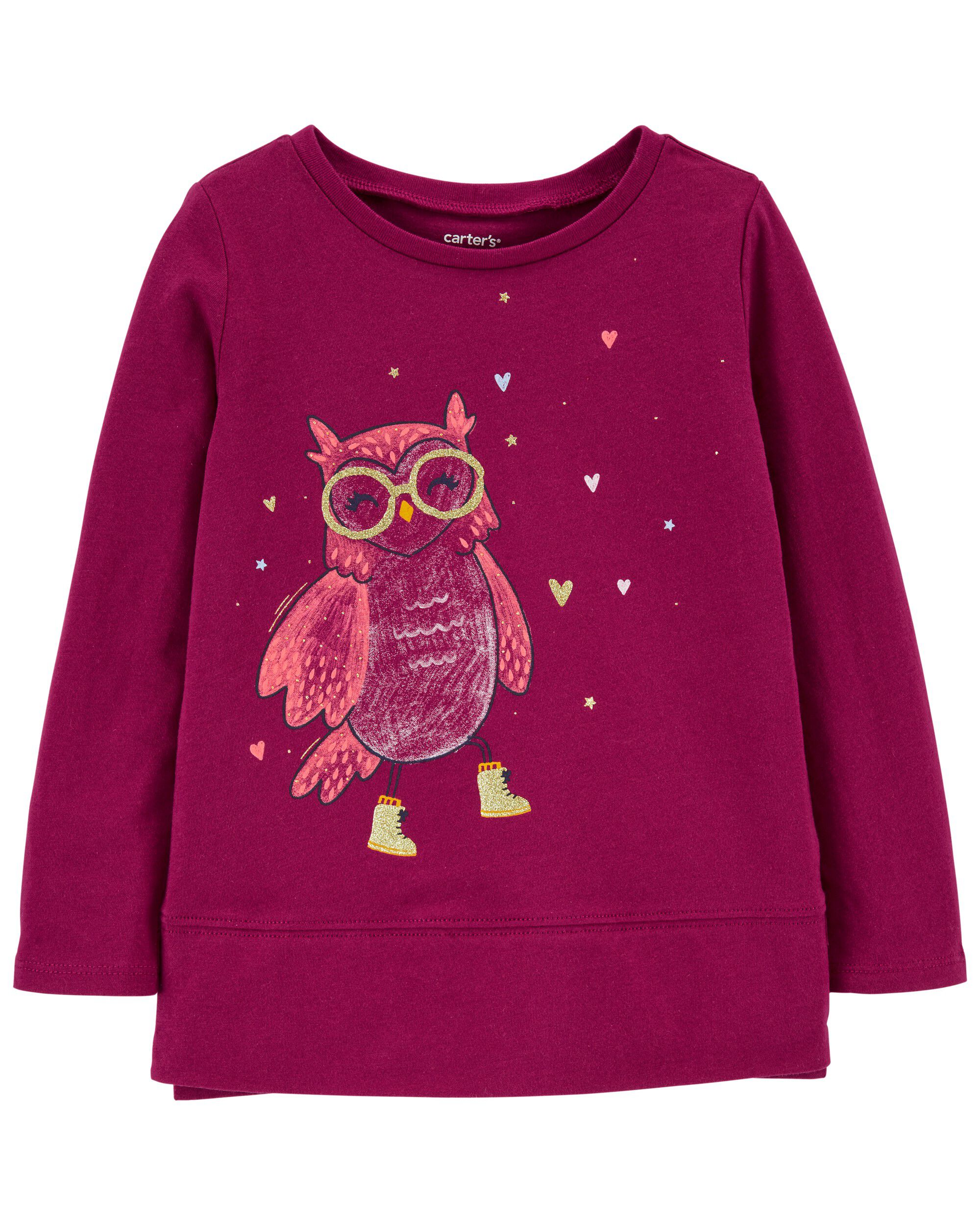 *DOORBUSTER* Owl Jersey Top