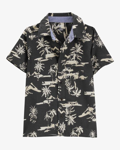  Product image 1 of Boys Short-Sleeve Tropical Button-Front Shirt
