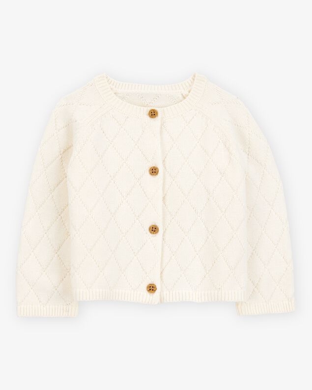 Product image 1 of Baby Button-Up Cardigan - Ivory