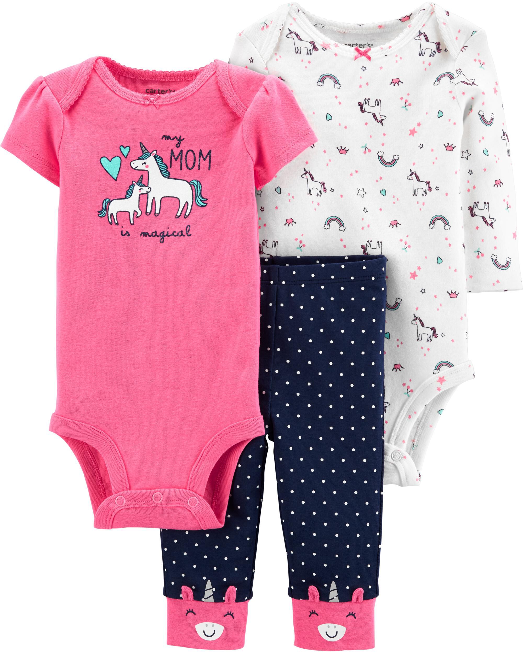 carters newborn girl sets