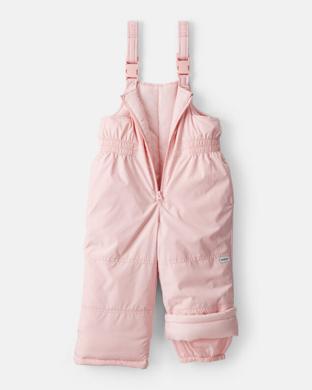 Product image 2 of Toddler Girl Overall Snow Bibs - Pink