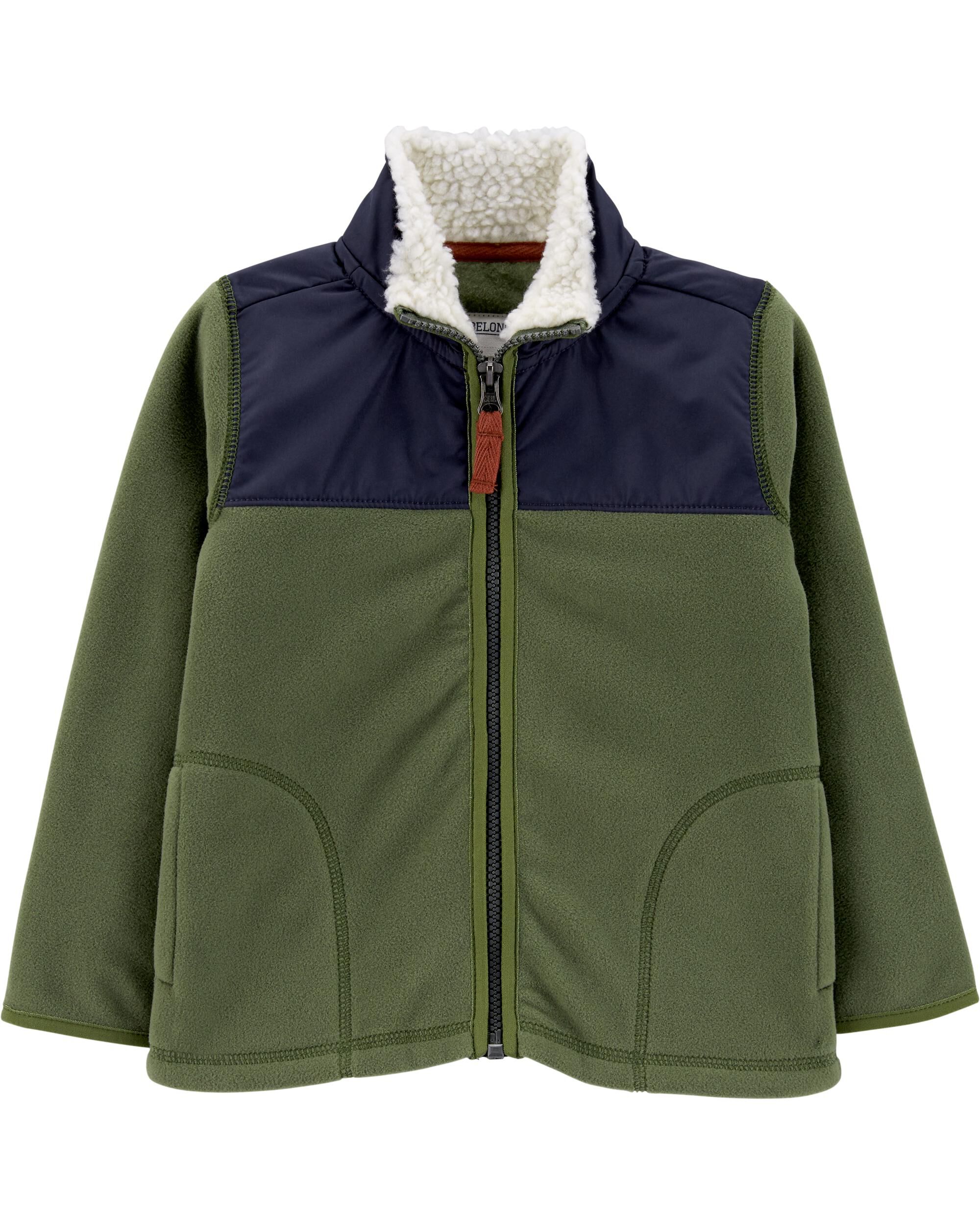 carter's fleece zip up jacket