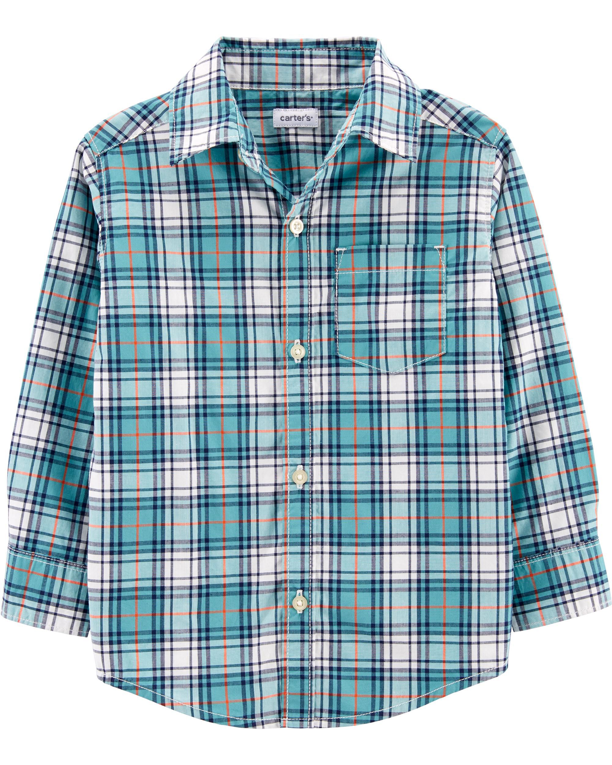 Baby Multi Plaid Button-Front Shirt 