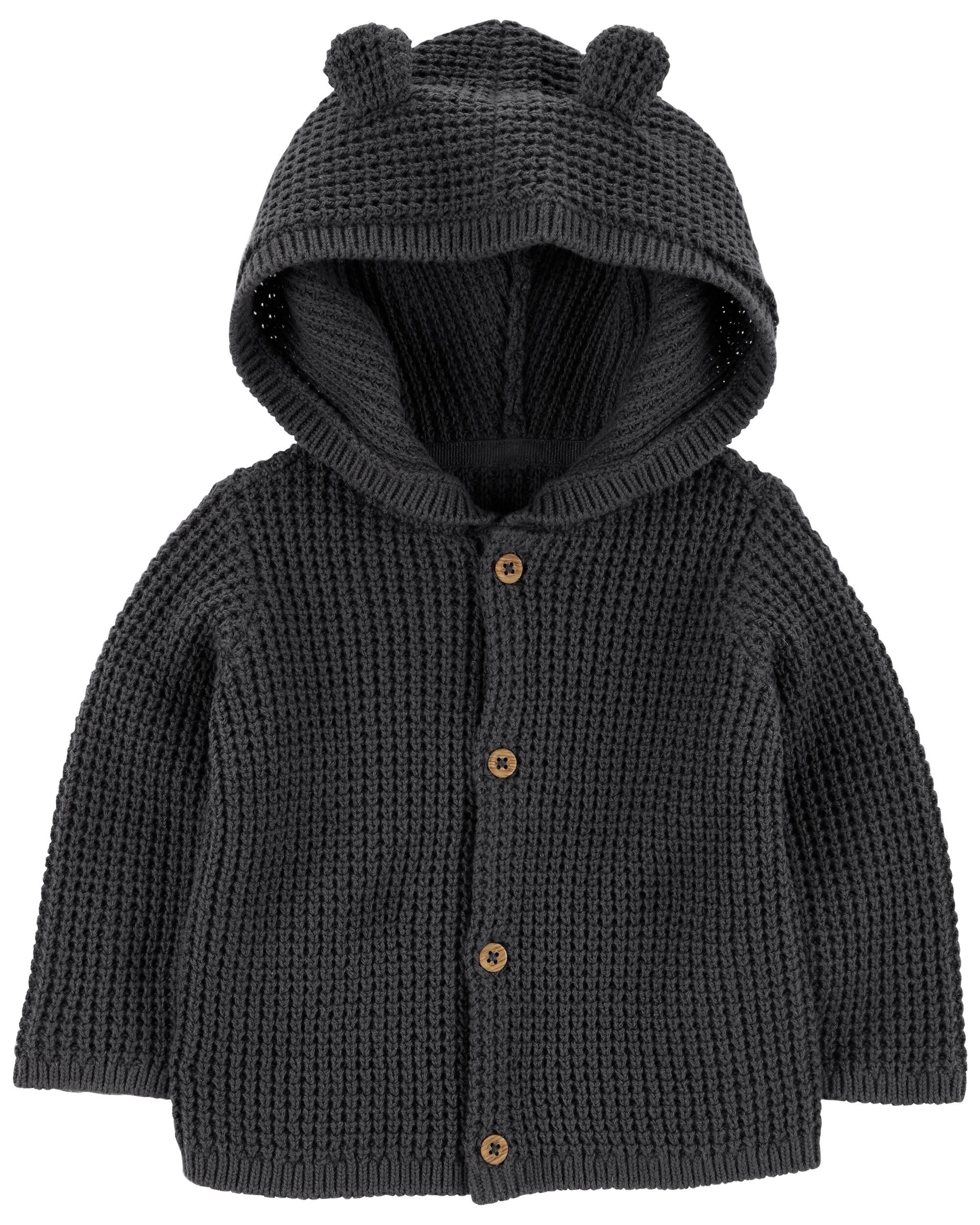 baby hooded cardigan