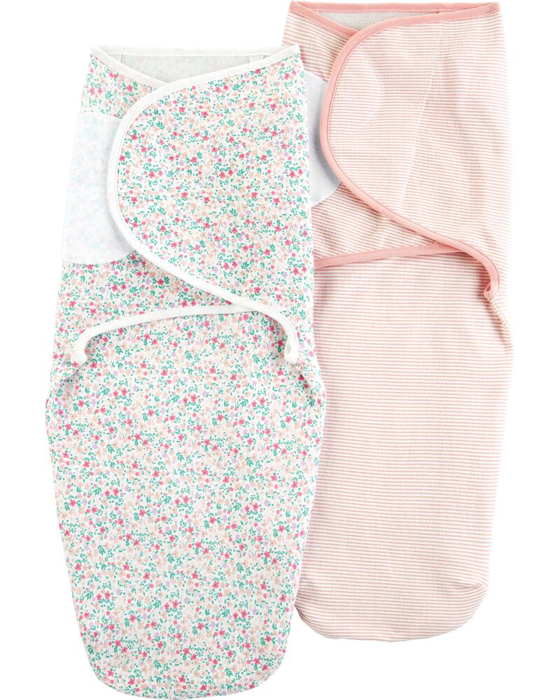 2 Pack Swaddle Blankets Carters Com