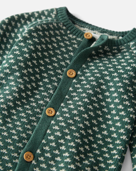  Product image 2 of Baby Organic Cotton Sweater Knit Jumpsuit