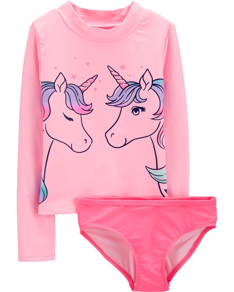 Carter S Neon Unicorn Rashguard Set Carters Com
