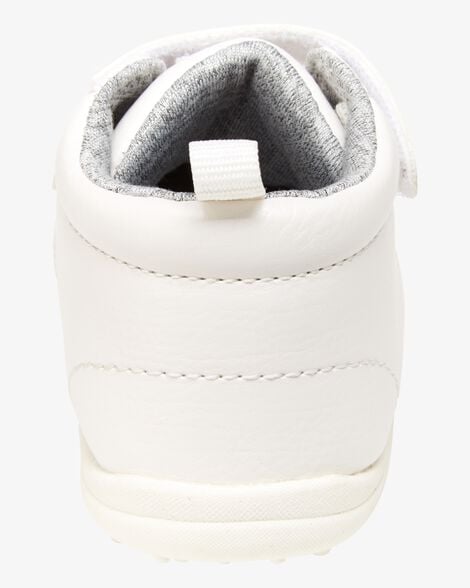 Every Step® First Walker High-Top Sneakers - White