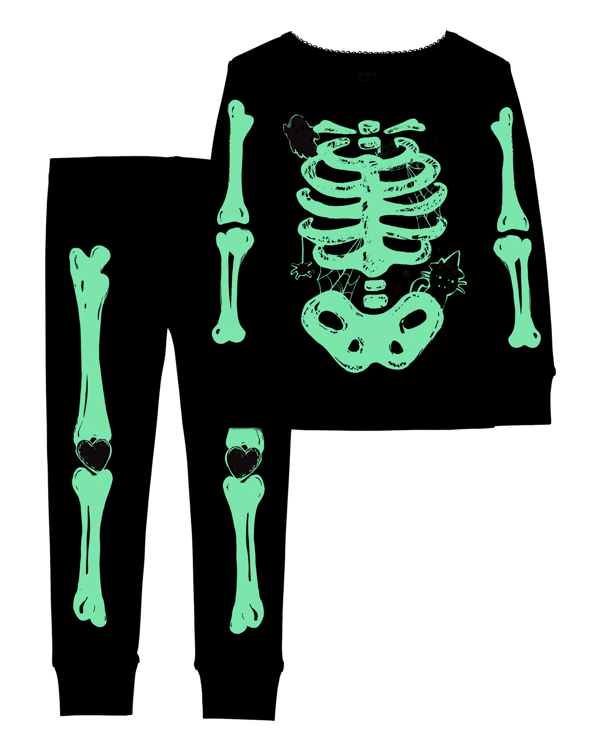 2t skeleton pajamas sale