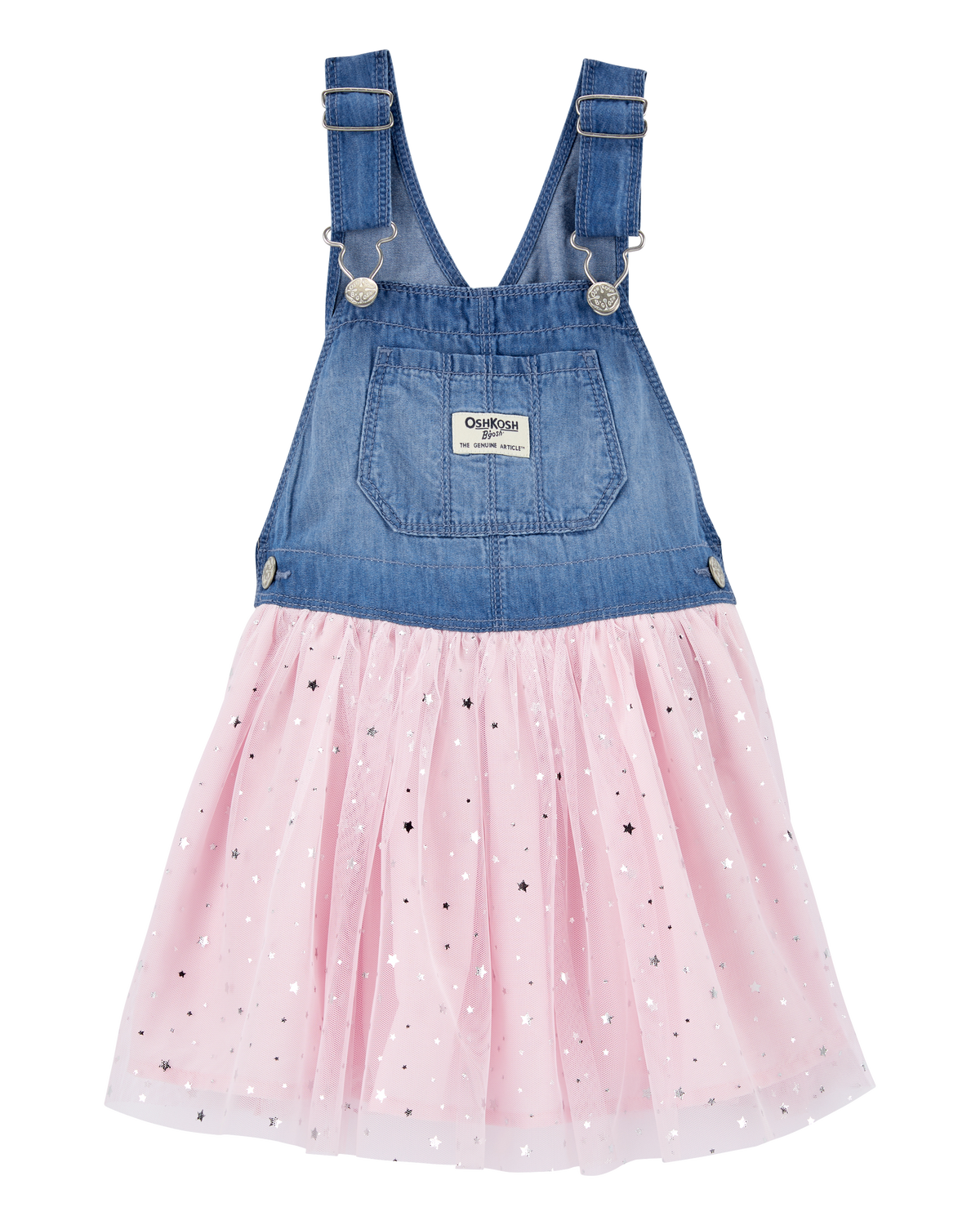 Baby Sparkly Tulle & Denim Jumper Dress - OshKosh | Carter's