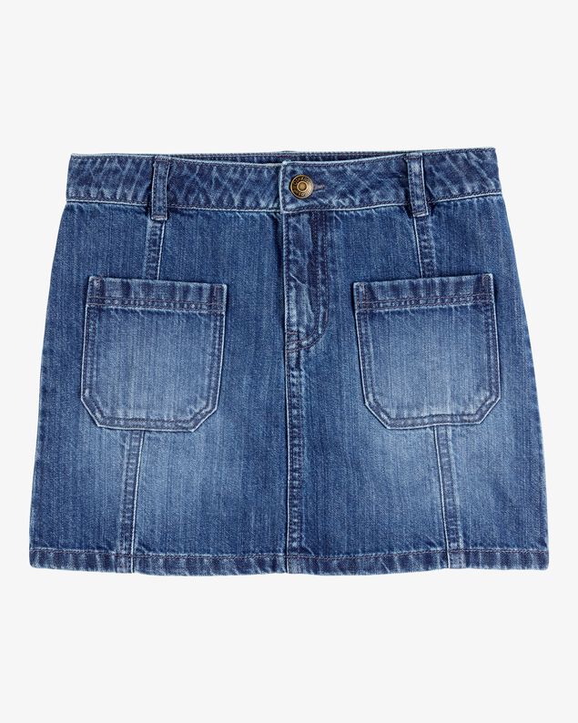 Product image 1 of Kid Icon Denim Skirt - Blue