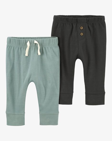  Product image 1 of Baby 2-Pack Pull-On Cotton Pants