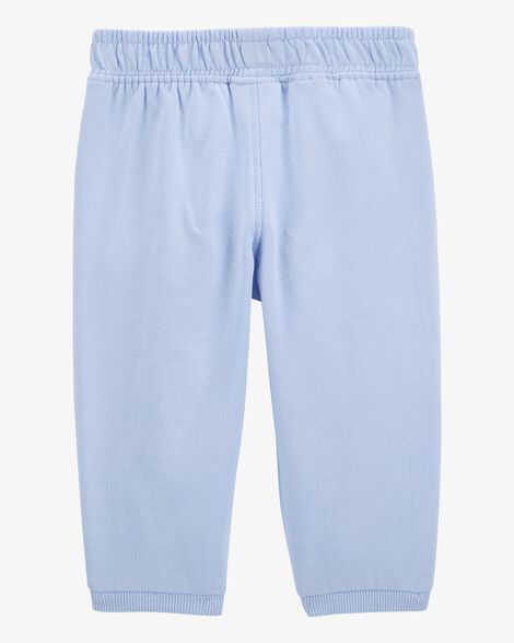  Product image 2 of Baby Pull-On French Terry Joggers - Blue