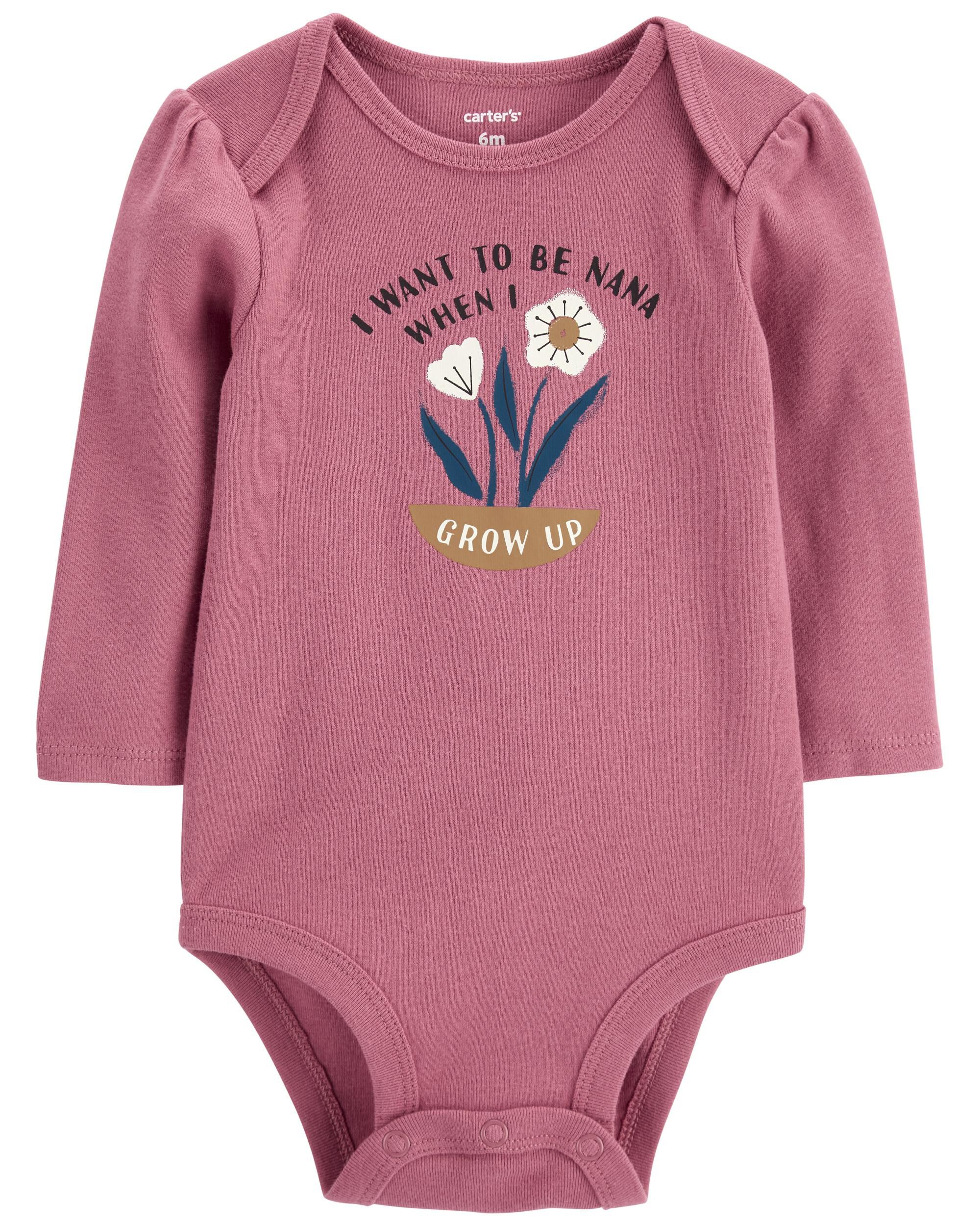 Baby Nana Long Sleeve Collectible Bodysuit Carter s Carter s