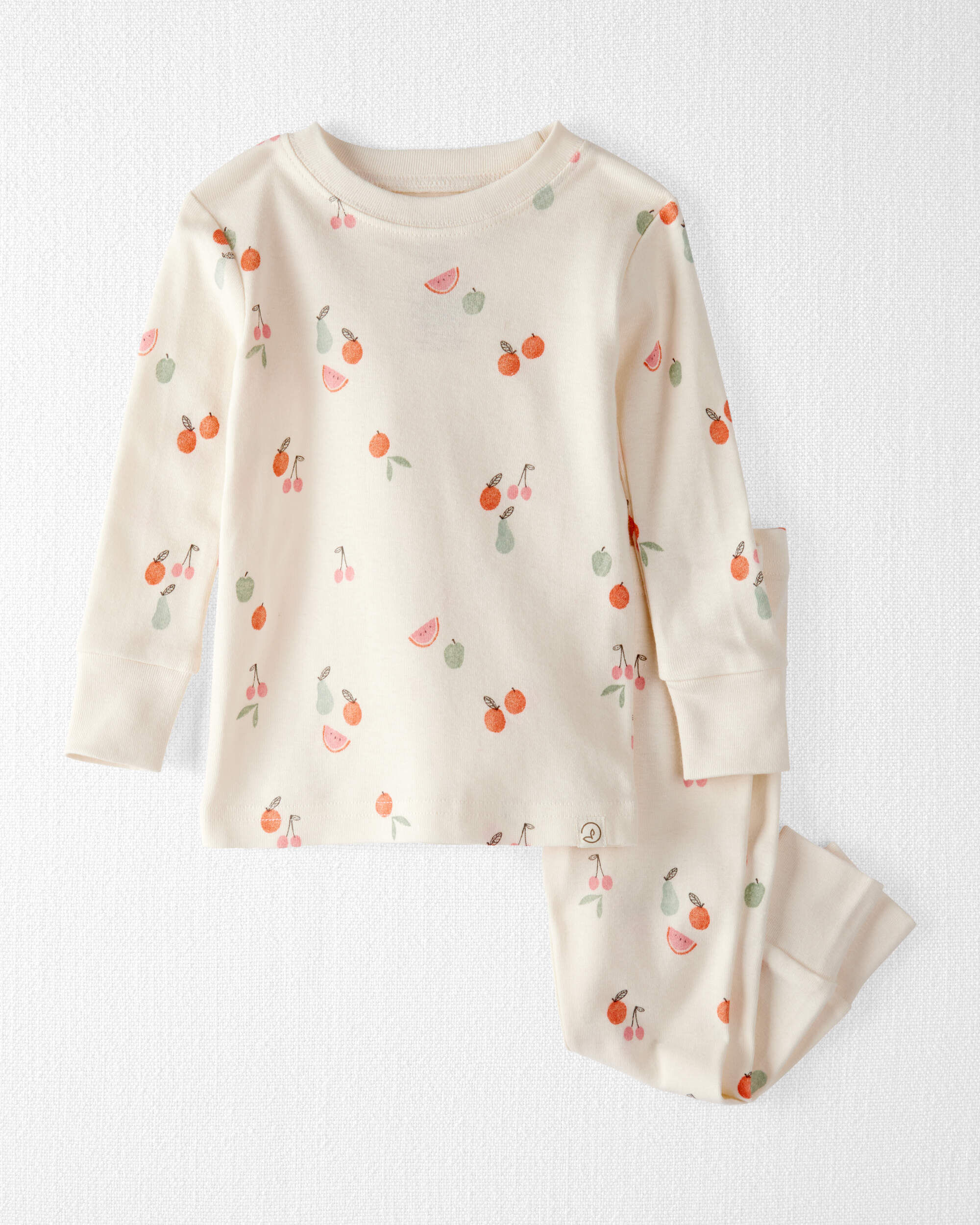 Baby Organic Cotton Floral Sleep & Play Pajamas - Little