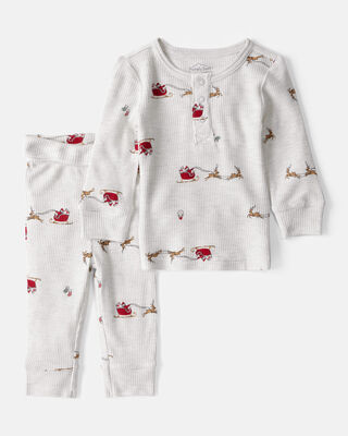 Baby Zip-Up PurelySoft Sleep & Play Pajamas - Gray