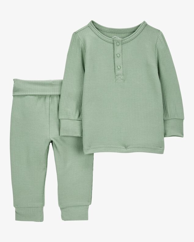 Product image 1 of Baby 2-Piece PurelySoft Outfit Set - Green
