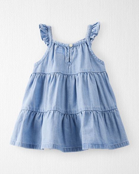  Product image 2 of Baby Organic Cotton Chambray Dress 
