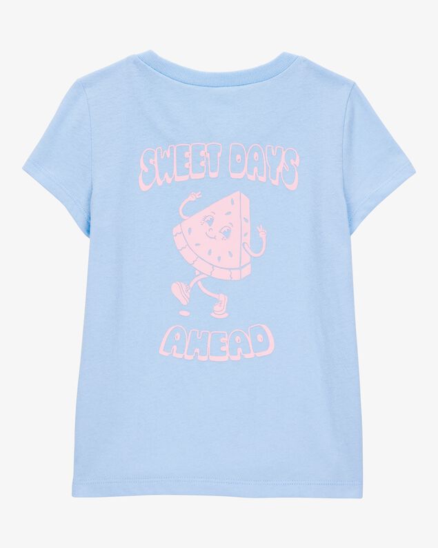 Toddler Girl Carousel Powder Blue Tee main image 1