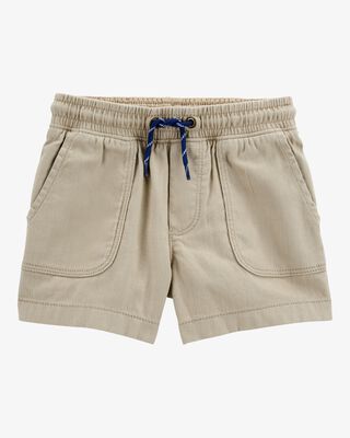 Product image 1 of Toddler Pull-On Twill Shorts - Khaki