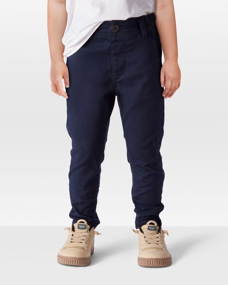 Toddler Slim Tapered Chino Pants - Navy