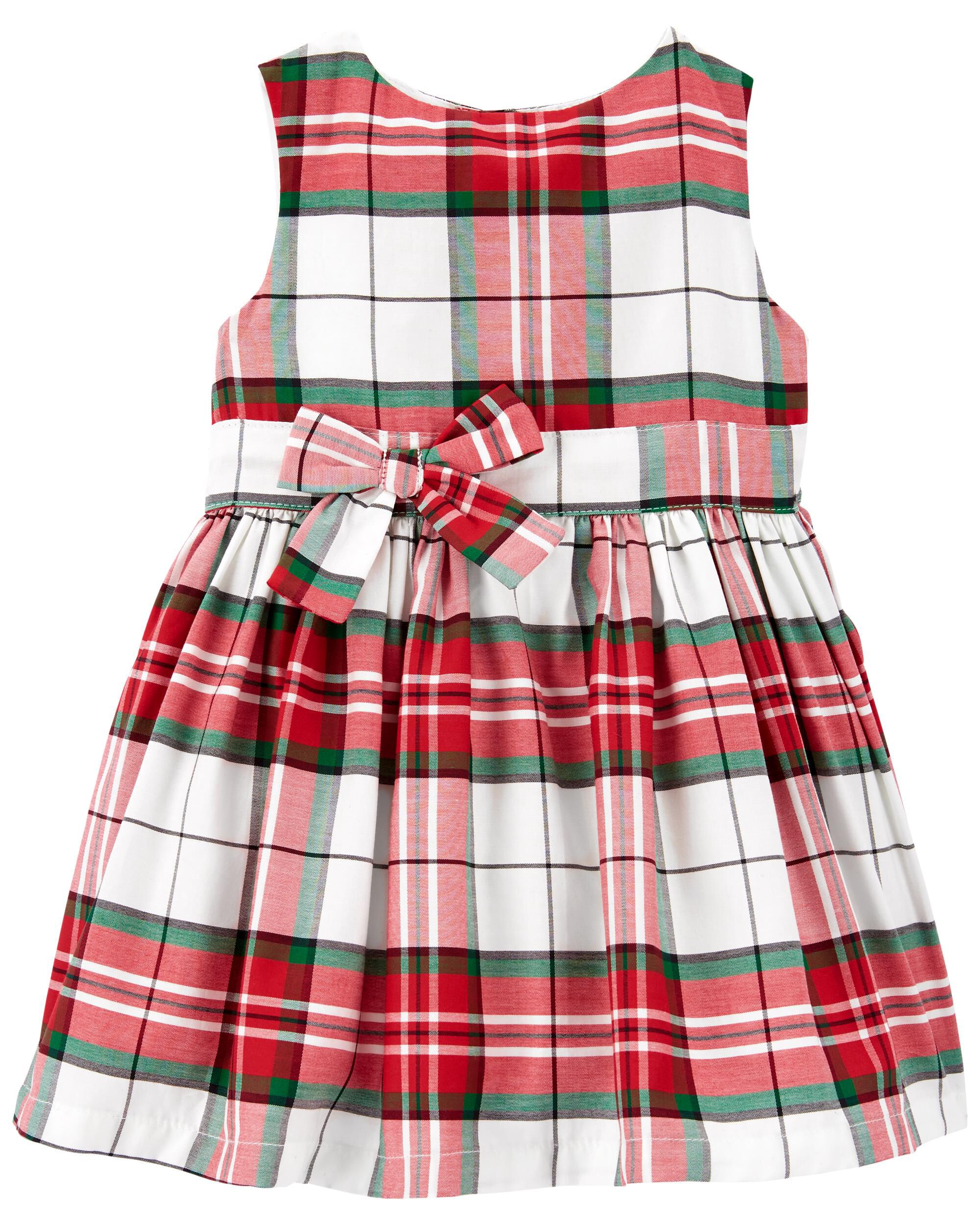 carter's star holiday skirt dress