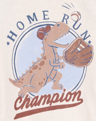 Product image 2 of Baby Dinosaur Baseball Short-Sleeve Tee