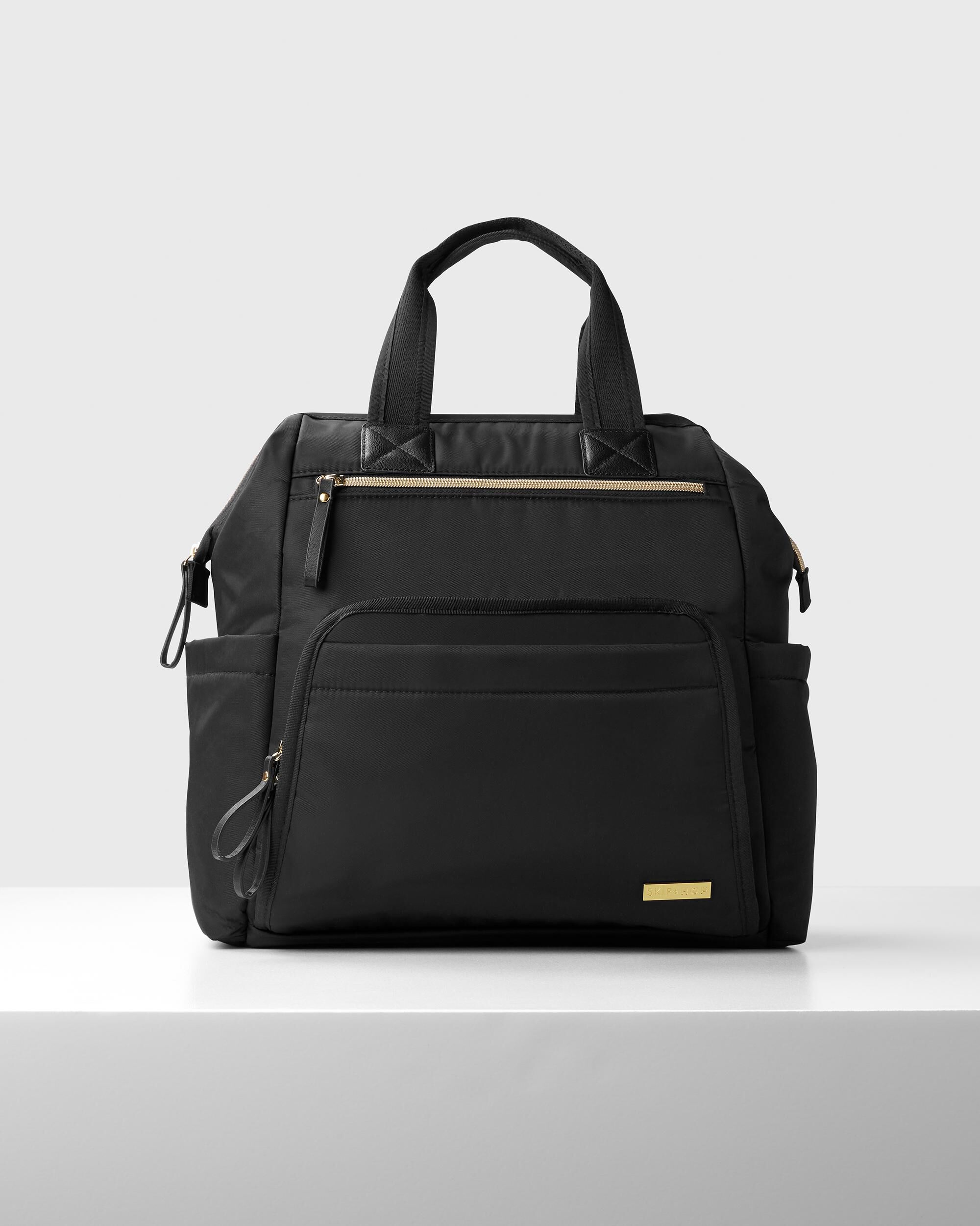 Skip hop diaper bag black and white hot sale