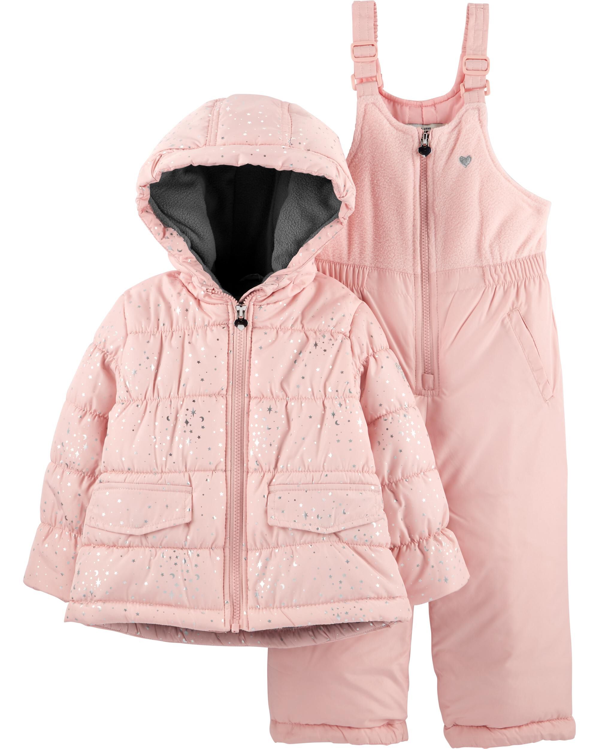 carters fleece snowsuit