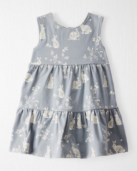  Product image 2 of Baby Organic Cotton Bunny-Print Dress