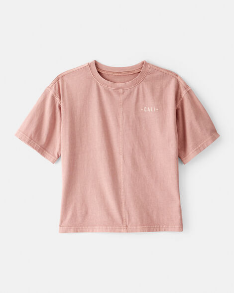 Product image 1 of Boys Cali Cotton Short-Sleeve Tee - Brown