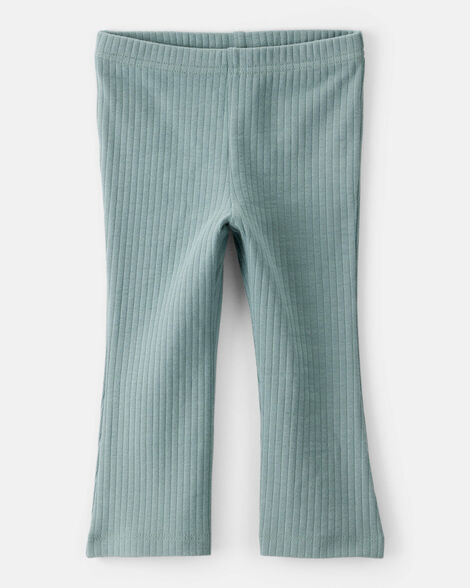  Product image 1 of Baby Girl Cotton Flare Leggings - Green