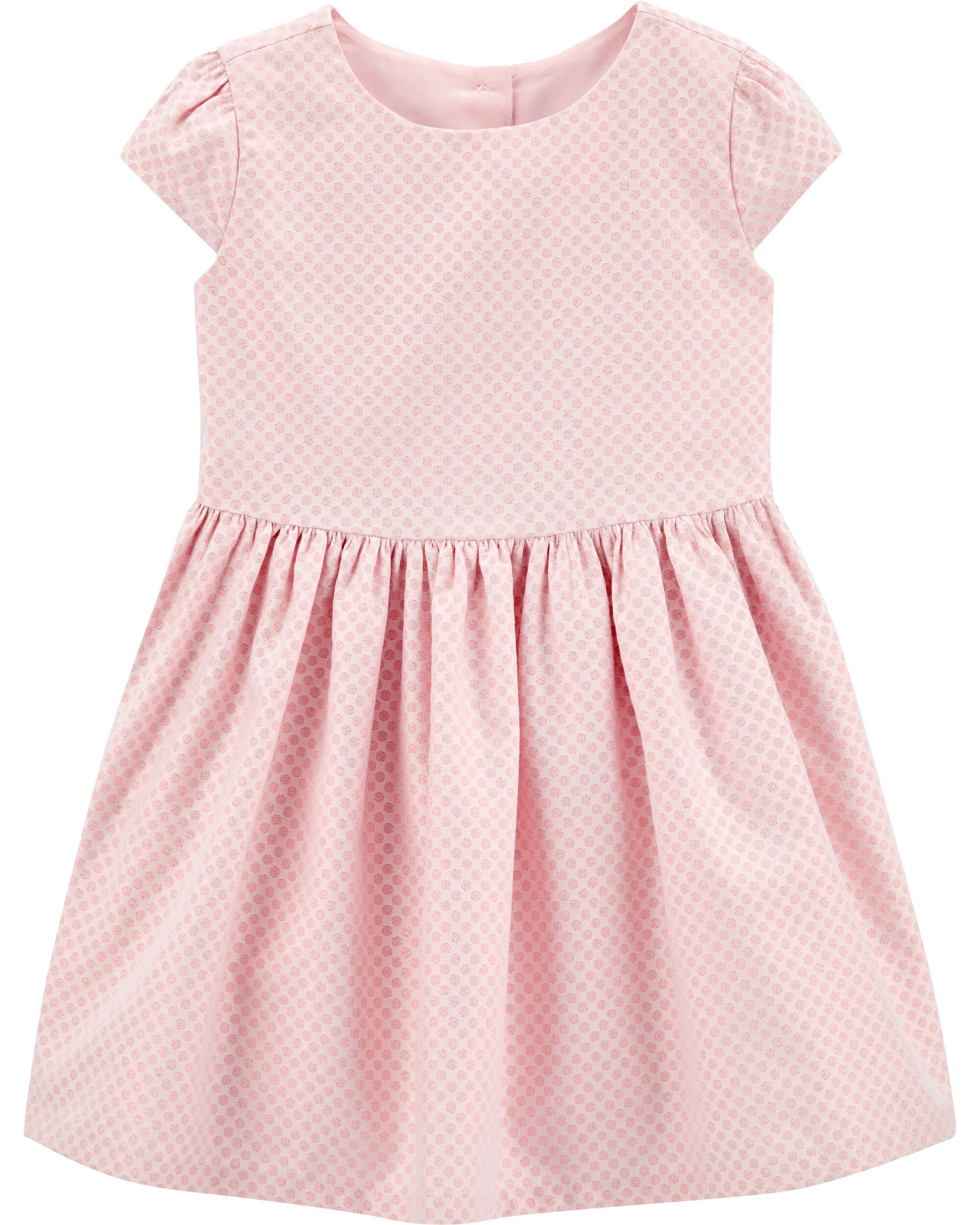 Polka Dot Jacquard Dress | carters.com