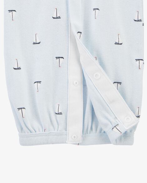  Product image 4 of Baby Preemie Sailboat Sleeper Gown