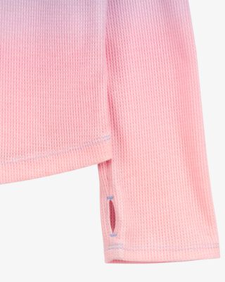 Product image 2 of Kid Ribbed Ombre Long-Sleeve Top - Purple/Pink